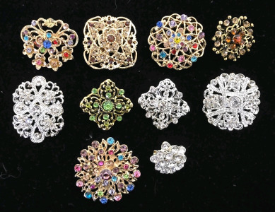 (10) New Vintage Style Jewelry Pins