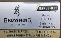 Browning BTC-1XR Trail Camera- Untested - 4