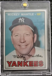 Mickey Mantle MLB Baseball Card- Authentication Unavailable