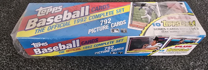 1992 Topps Baseball Cards Complete Set Box