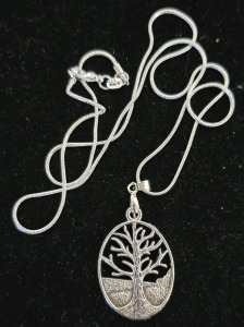 Tibetan Silver "Tree Of Life" .925 Necklace