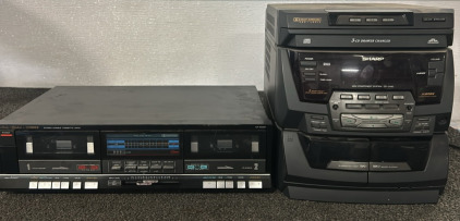 Stereo Double Cassette Deck & Dolby Surround Pro &bull; Logic Stereo