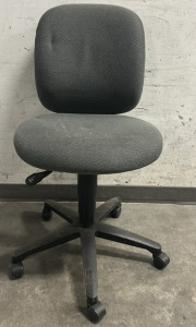 Comfy Gray Rolling Office Chair