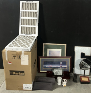 Box of Air Filters 14x25x2, Wall Art, Beauty Mirror, & More!