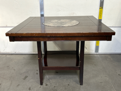 Beautiful Dining Table With Lazy Susan