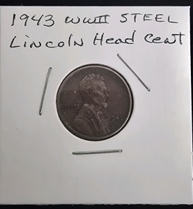 1943 WWII Steel Lincoln Head Cent