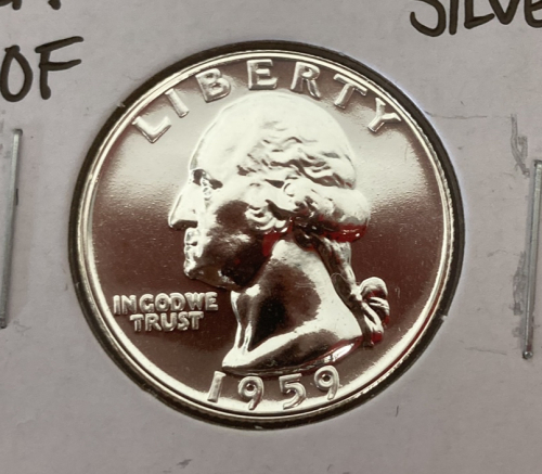 1959 Gem Proof Silver Quarter