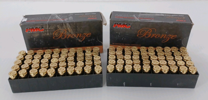 (2) Boxes of 9mm Luger Ammo