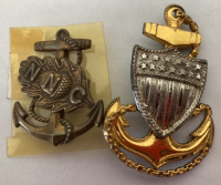 (2) Vintage Marine Pins