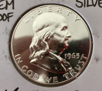 1963 Gem Proof Franklin 1/2 Dollar