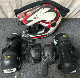 Riding Helmet With Body Guard Pads