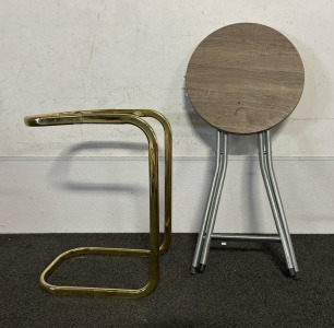 Side Table Frame & Stool