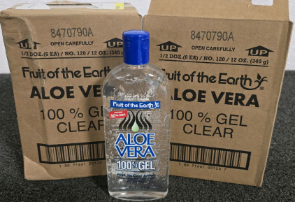 (12) Aloe Vera Gel Bottles, 12oz Each