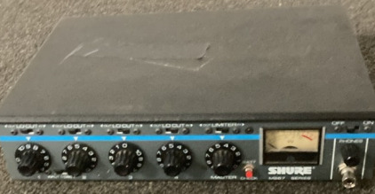 SHURE M267 SERIES MIC PREAMP.