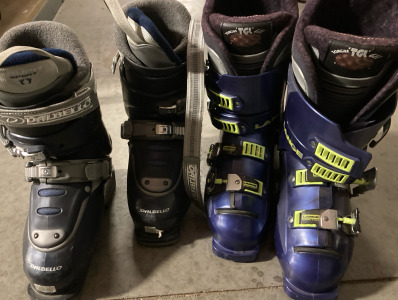 Men’s Ski Boots Size 8 And Women’s Ski Boots Size 5-6