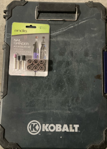 Kobalt Storage Container/ Notepad & Nail Grinder Kit