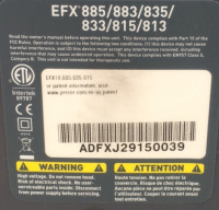 Precor Eliptical Model: EFX10886836815 - 6