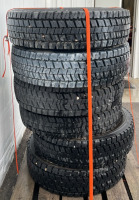(6) Continental HDR Tires 225/70R19.5 - 2