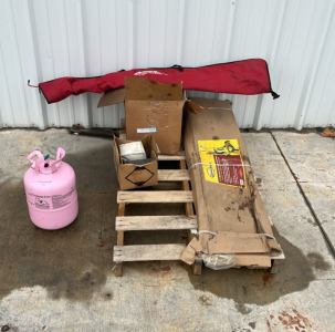 (1) Box Of Sealed Power Quality Parts Spring’s (1) Northern Industrial Lubrication 5:1 Mobile Oil PonobKit w/ Reel & More (4th Room)