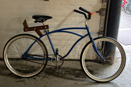 Blue Huffy Cruiser Bike 26x2.125