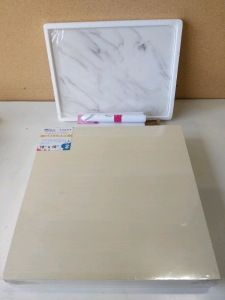 1) 18x18 Wooden Painting Panel 2pack, Susan Bates Luxite Bulky Crochet Hook 25mm 3pack, (1) DiatomEarth Dish Drying Mat 12x16 and Whole Box Amazon Overstock (sp1)