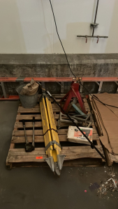 (1) Detecto Medical Scale (2) Construction Levels (3) Car Jacks & More (2nd Room)