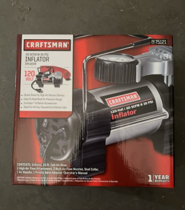 Craftsman .60SCMF @ 30 PSI Inflator 120Volt