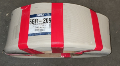 100' of New Burke Rubbermyte Cove Roll 6GR-209 6"x1/8"x100'