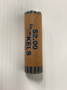 Roll Of Vintage Buffalo Nickels