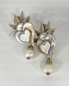 Pair of Sterling Silver Earrings