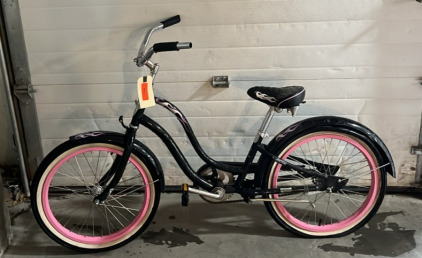 Electra Black & Pink Cruiser Bike 20x2.125