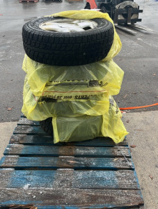 (4) 245/65RI7 Studded Tires