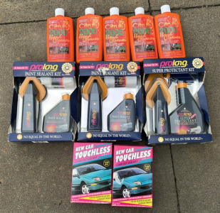 (5) Cirtus 2000 Hand Cleaner (2) New Prolong Paint Sealant Kits (2) New Car Touchless Clearcoat Sealant & More