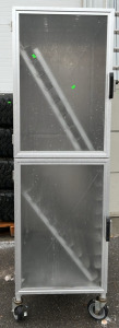 Two Door Warm Food Rolling Cabinet 26 3/8"x70"x21"