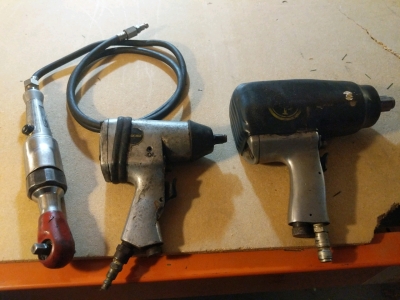 1) 3/8 Drive Air Wrench, (1) 1/2 Drive Impact Gun, And (1) 3/4 Drive Impact Gun