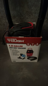 (2) Wet/Dry 1.5 Gallon Vacuum (1) Storage Case 8 Bin Portable Parts & Many More