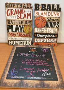 Sports Bar Wall Decor