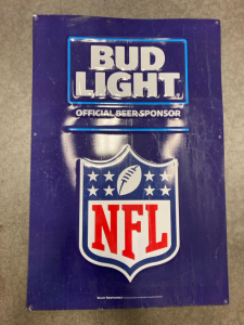 Lg. BudLight Medal Sign