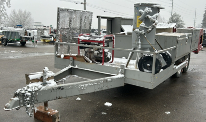 GRAY UTILITY TRAILER