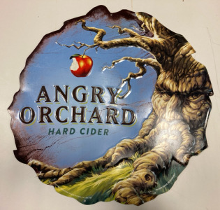 Lg. Angry Orchard Medal Sign