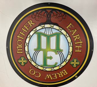 Lg. Mother Earth Brewing Medal Sign