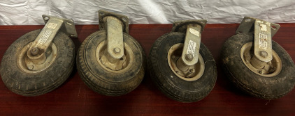 (4) Wheel Barrel Wheels