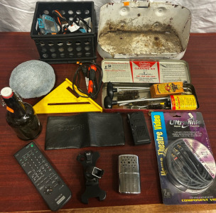 Gun Cleaning Kit, Cables, Assorted Hardware