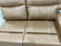 Brown Leather Corner RV Couch - 84&rdquo; - 4