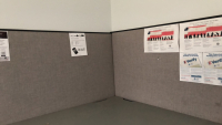 Corner Desk & Cubicle Wall - 3