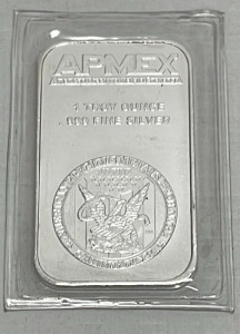 (1) Troy Ounce .999 Fine Silver Bar