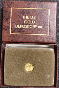 The U.S. Gold Depository 1908 &frac14;" Gold Coin