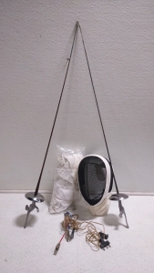 Fencing Sword Play Suit, Mask, & (2) Fencing Swords