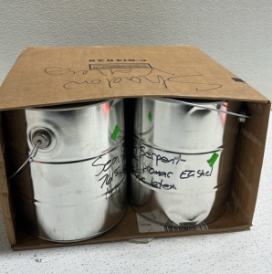 (4) 1 Gallon Of 7615 Sea Serpent Paint