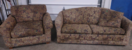 (1) Love Sofa Hide-A-Bed & (1) Lounge Couch